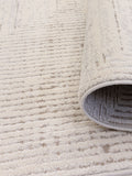The Rug Edit Cream Axel Linear rug (British brand)