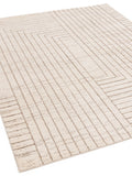 The Rug Edit cream Oslo Angles rug (British brand)