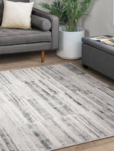 Next THE RUG EDIT Grey Ritz Grid Rug- Buy online at McGrocer