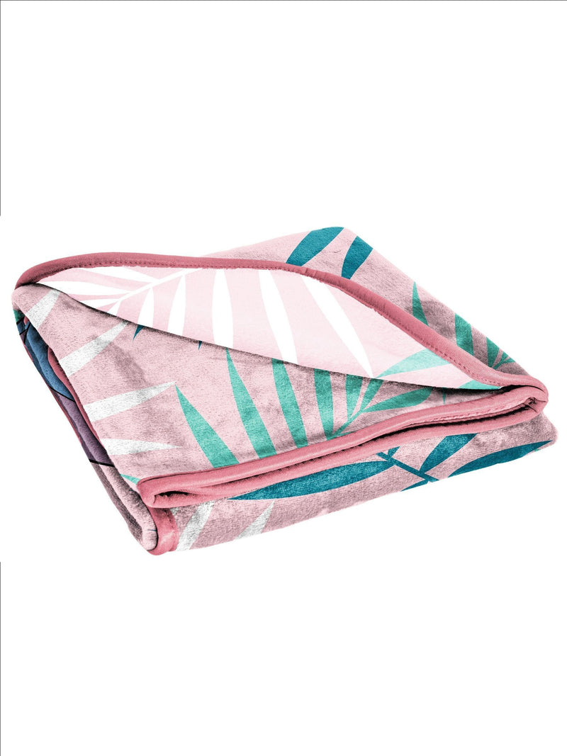 Disney pink Lilo & Stitch floral blanket 130x150 cm, UK version