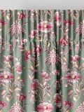 Cath Kidston Sage Green Friendship Gardens made to measure curtains, imported from the UK