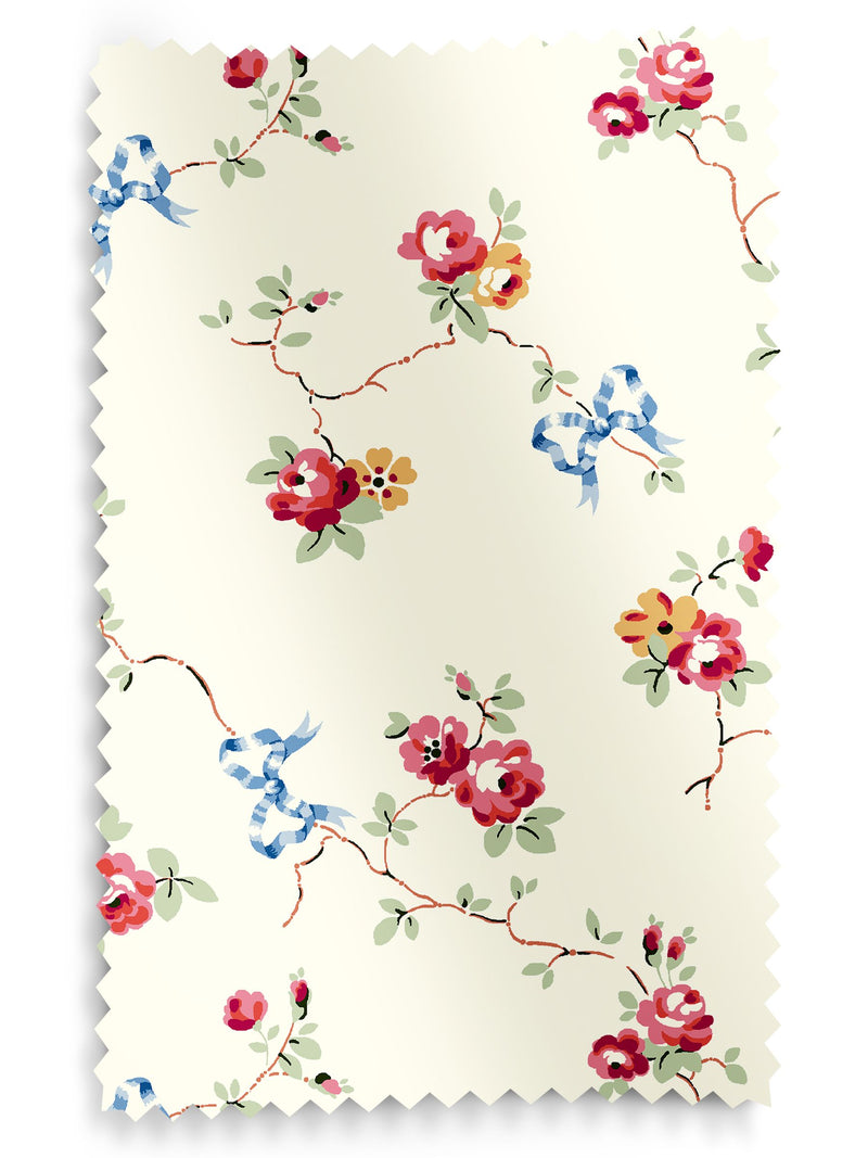Cath Kidston cream rose and bows roller blind - British product