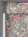 Cath Kidston Friendship Gardens roller blind sage green - British product