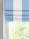 Cath Kidston blue canopy stripe 100% cotton roman blind - British product