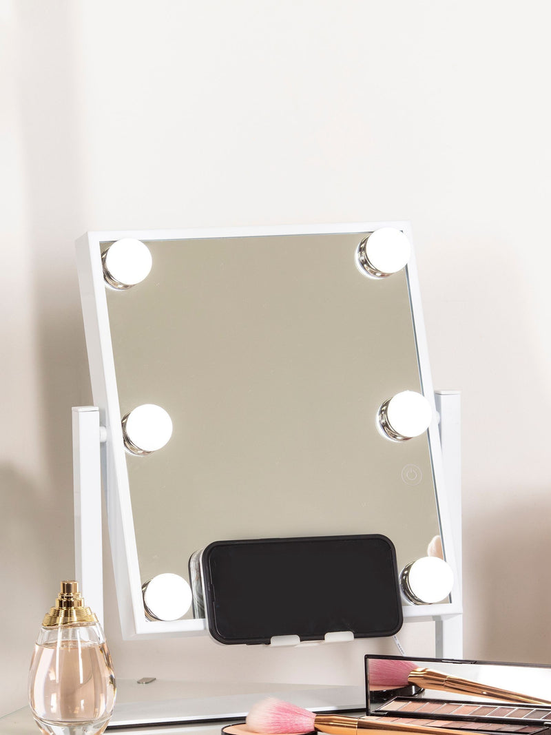 Stylpro Glam and Groove Hollywood vanity mirror with Bluetooth speakers (British brand)