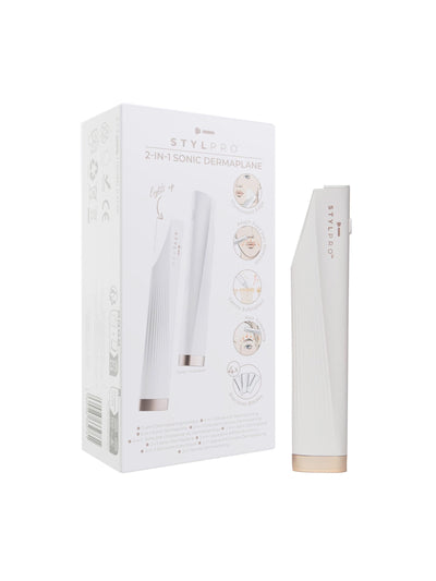 Next Stylpro 2-in-1 Light Up Sonic Dermaplane Facial Razor - Kjøp online hos McGrocer