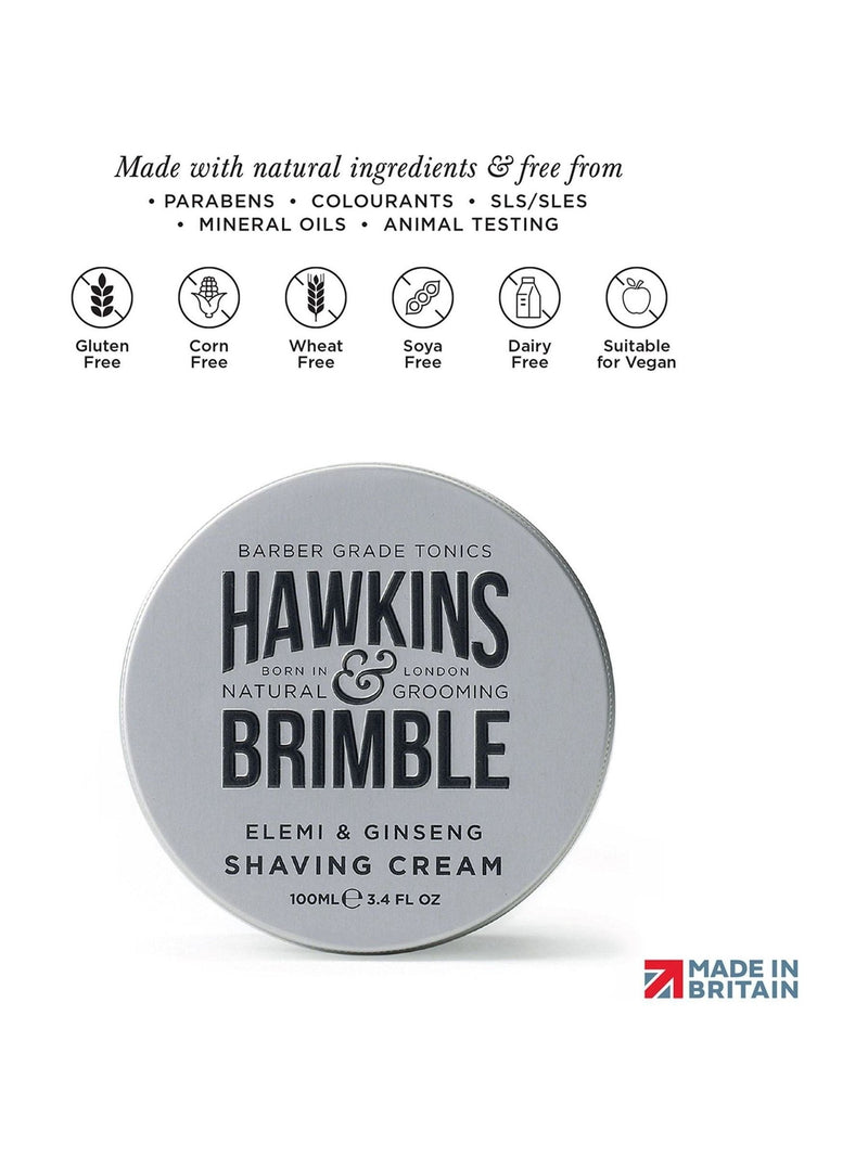 Hawkins & Brimble shaving cream 100ml, UK version