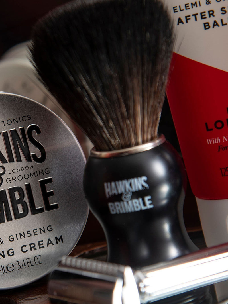Hawkins & Brimble shaving brush, UK version