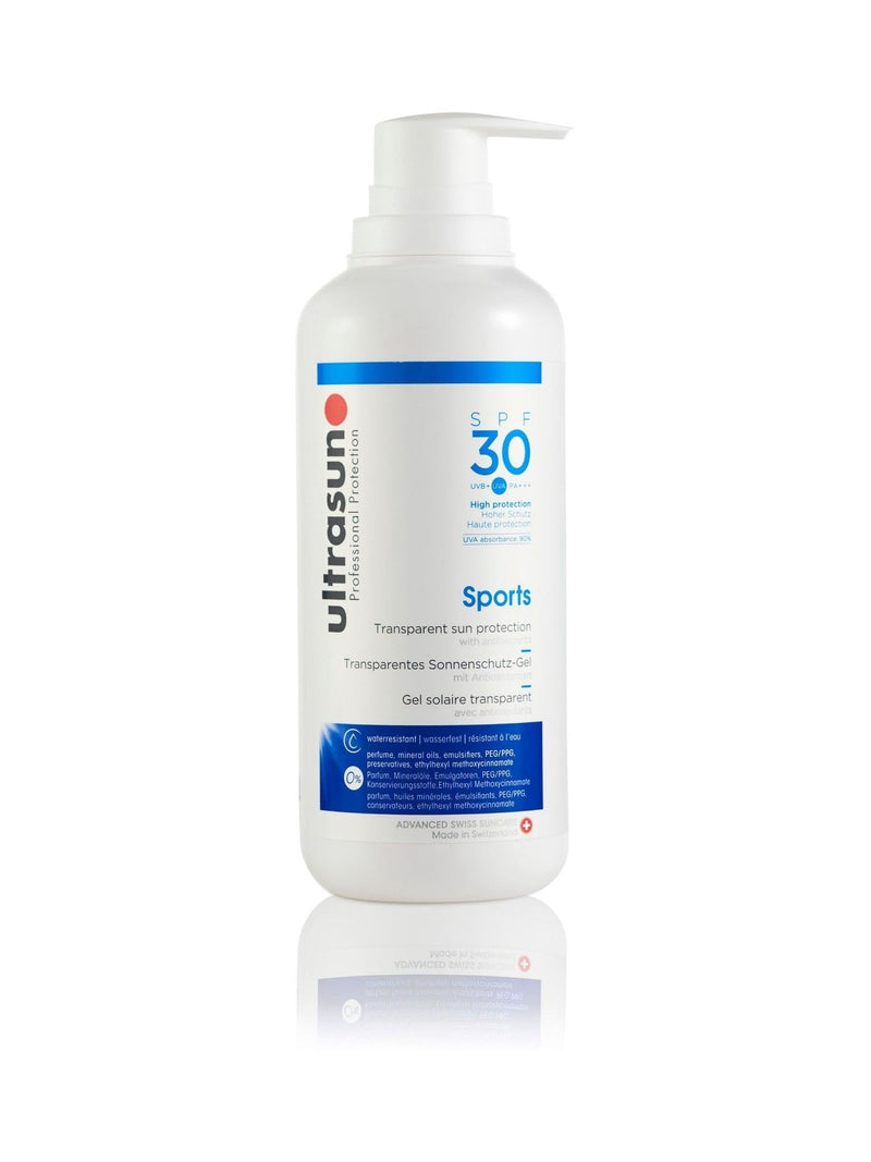 Ultrasun SPF 30 Sports Sun Gel 400ml (British brand)