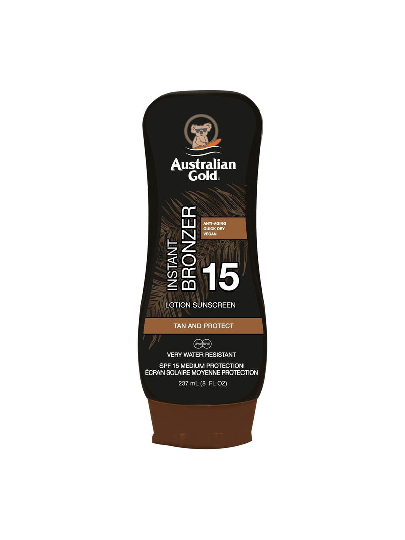 Australian Gold SPF 15 Instant Bronzer Lotion 237ml - British product