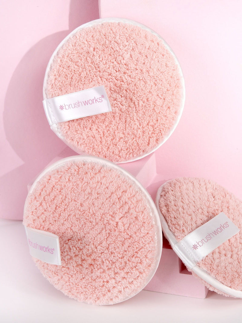 Brush Works HD reusable makeup remover pads 3 pack - British product