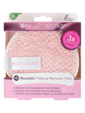 Brush Works HD reusable makeup remover pads 3 pack - British product