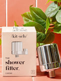 Kitsch chrome shower filter, imported from the UK