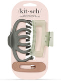 Kitsch assorted claw clips set 3pc, UK version