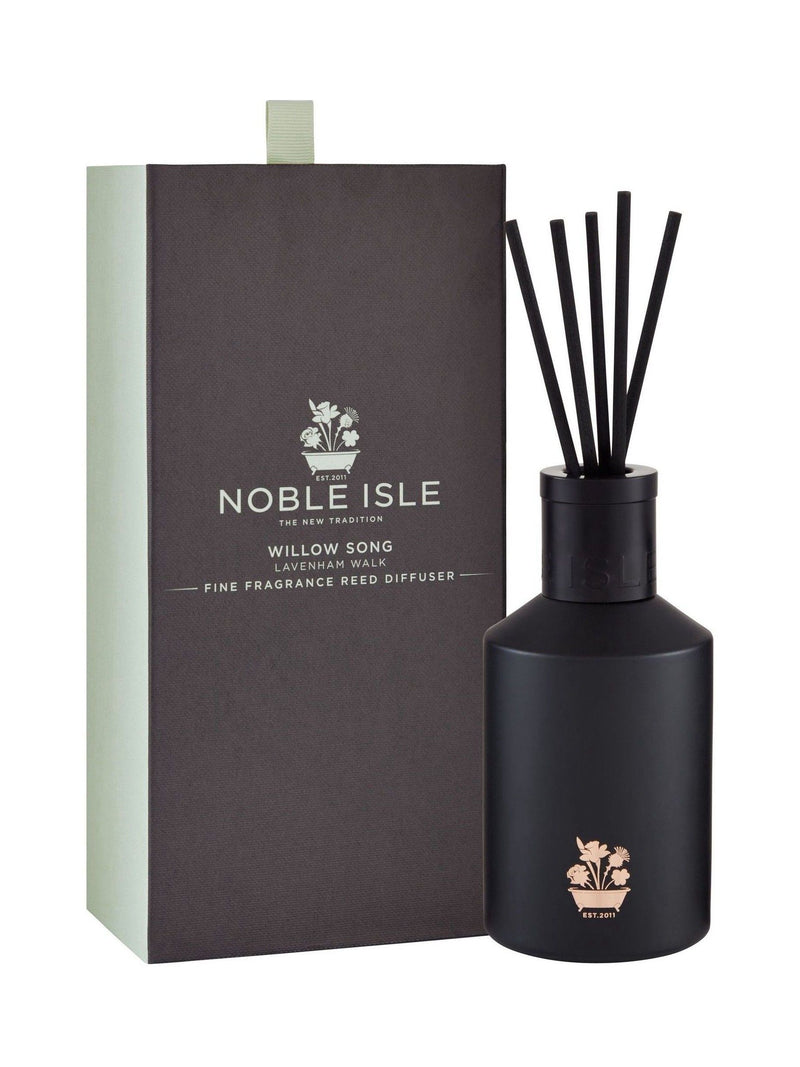 Noble Isle Willow Song reed diffuser 180ml, imported from the UK