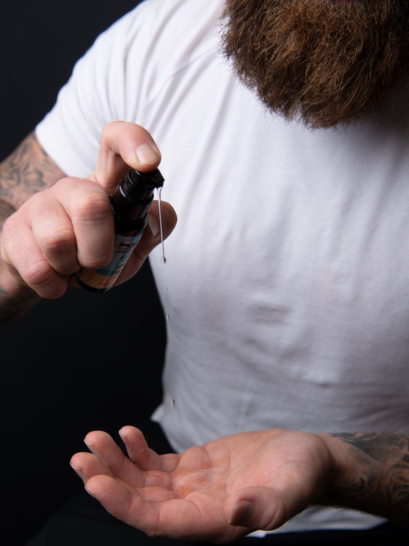 Mo Bros sandalwood beard oil 100ml, imported from the UK