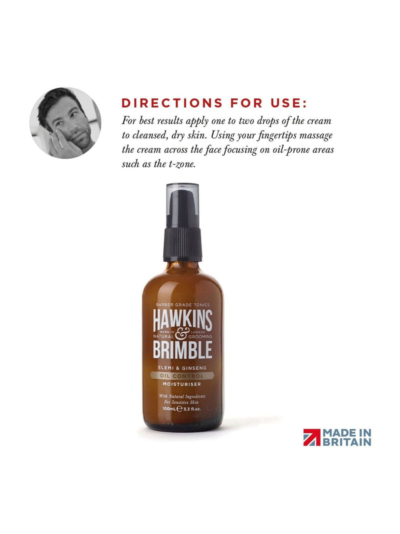 Hawkins & Brimble oil control moisturiser 100ml, UK version