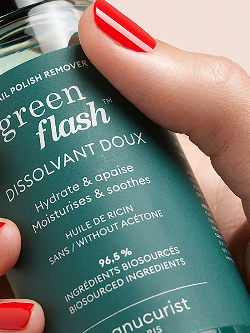 Manucurist Green Flash gel polish remover, imported from the UK