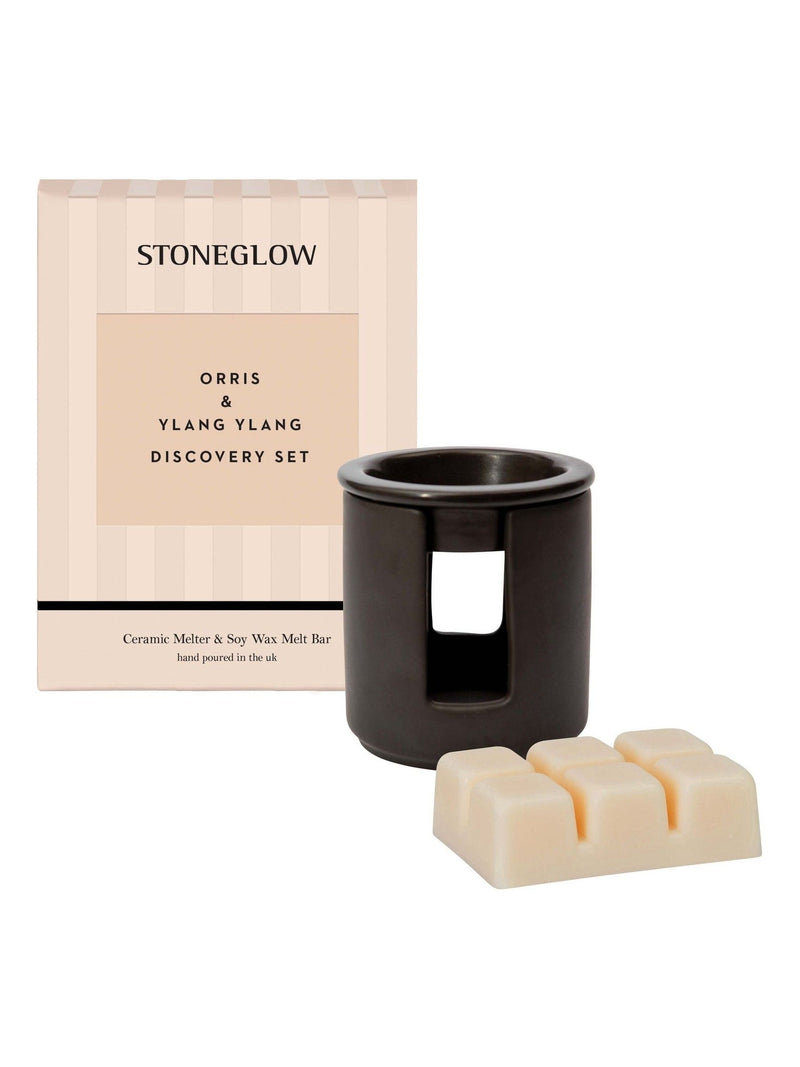 Stoneglow Orris & Ylang Ylang wax melts gift set, UK version