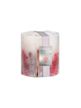 Next Stoneglow Goji Berry & Rose Natures Gift Pillar Scented Candle- Buy online at McGrocer