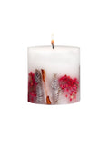 Stoneglow goji berry and rose pillar scented candle (British brand)