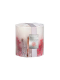 Stoneglow goji berry and rose pillar scented candle (British brand)