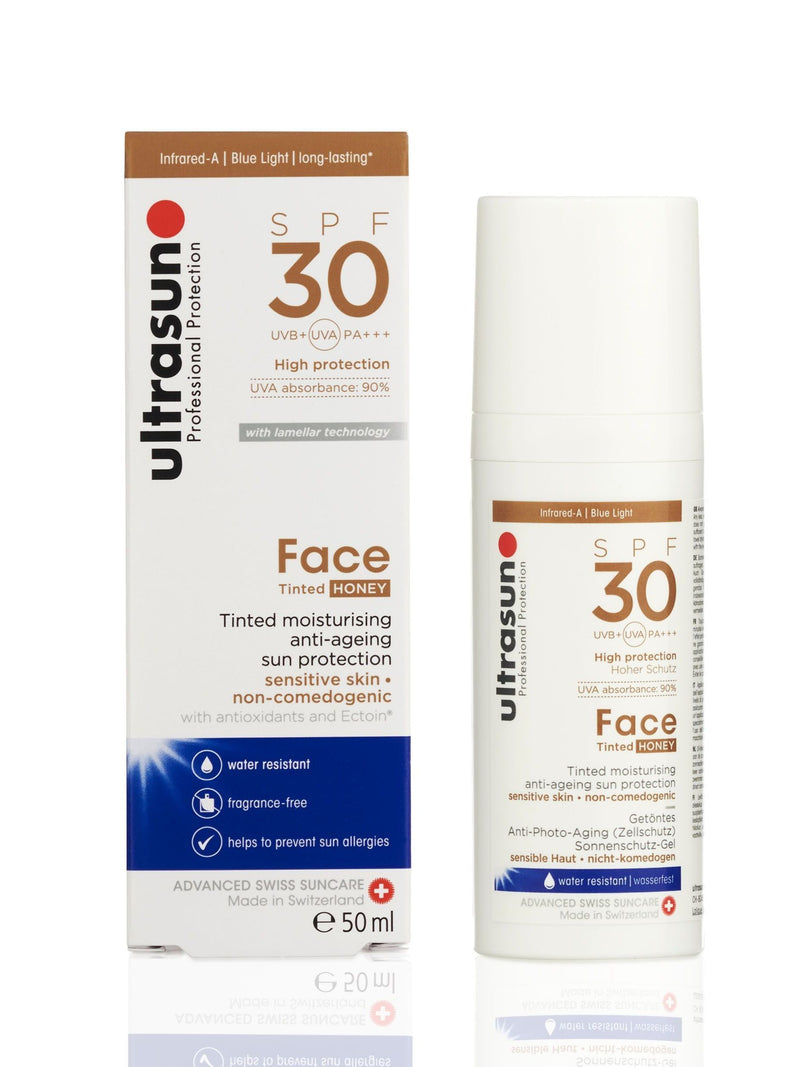 Ultrasun SPF 30 Tinted Face Cream 50ml (British brand)