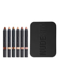 NUDESTIX Rose Gold eye pencil kit 6-piece, imported from the UK