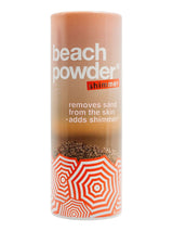 Polvos de playa brillantes para eliminar la arena
