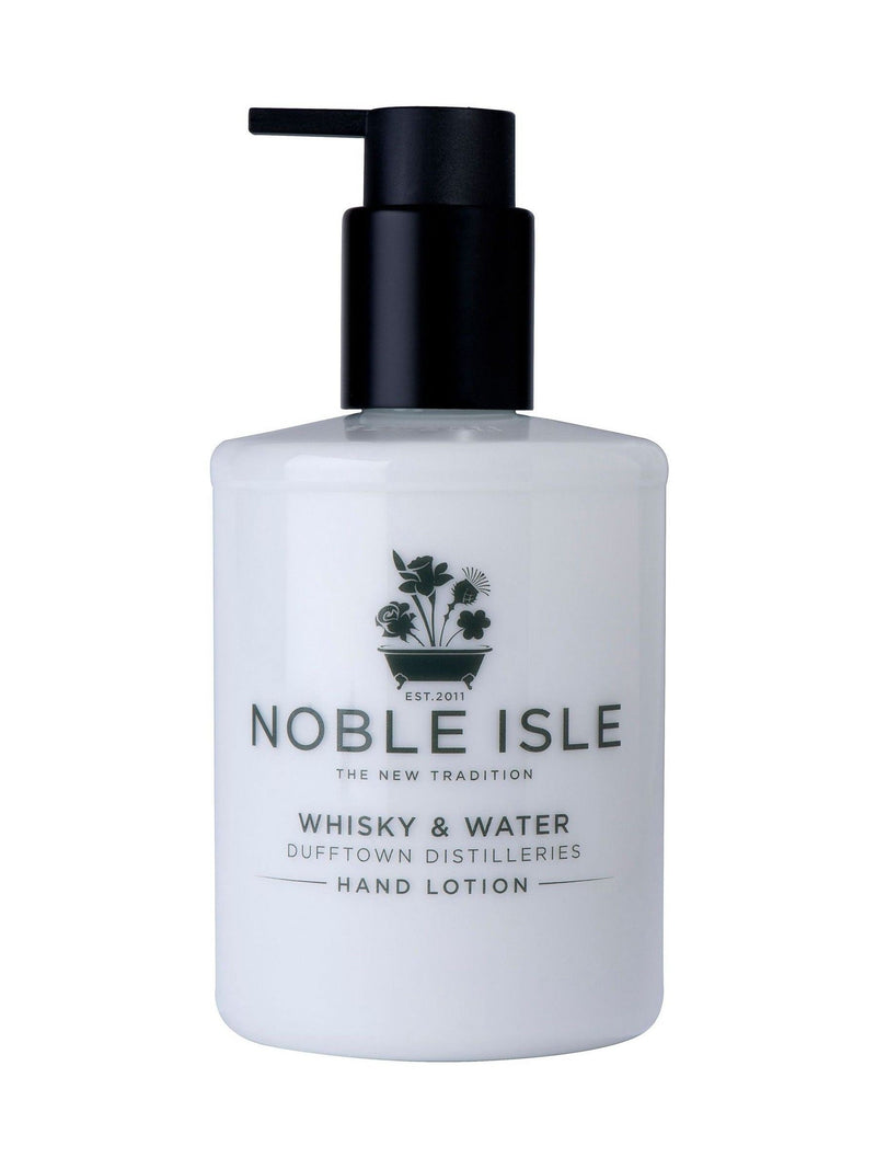Noble Isle Whisky & Water Hand Lotion 250ml, imported from the UK
