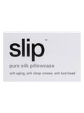 Slip white pure silk standard pillowcase - British product
