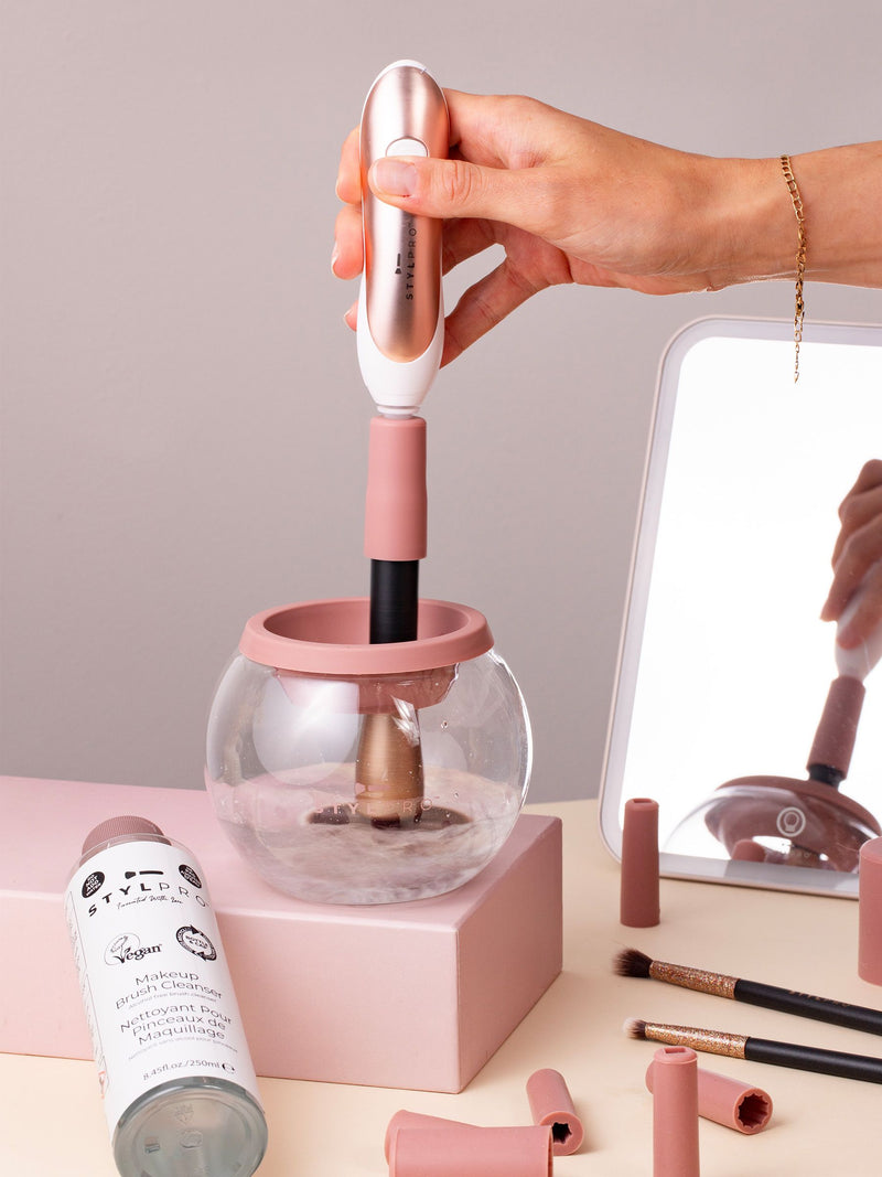 STYLPRO makeup brush cleaner and dryer gift set (British brand)