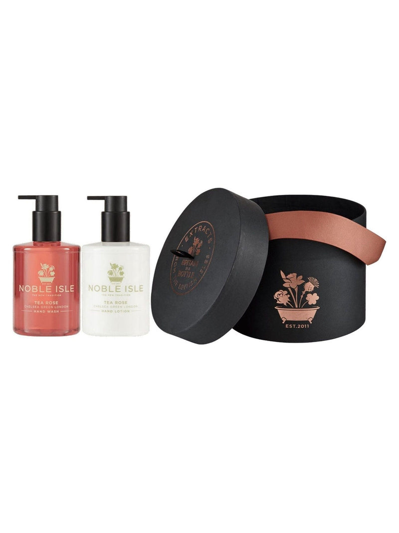 Noble Isle Tea Rose Duo hand care gift set, imported from the UK