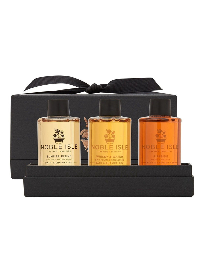 Noble Isle Warm & Spicy Bath & Shower Trio Gift Set, imported from the UK