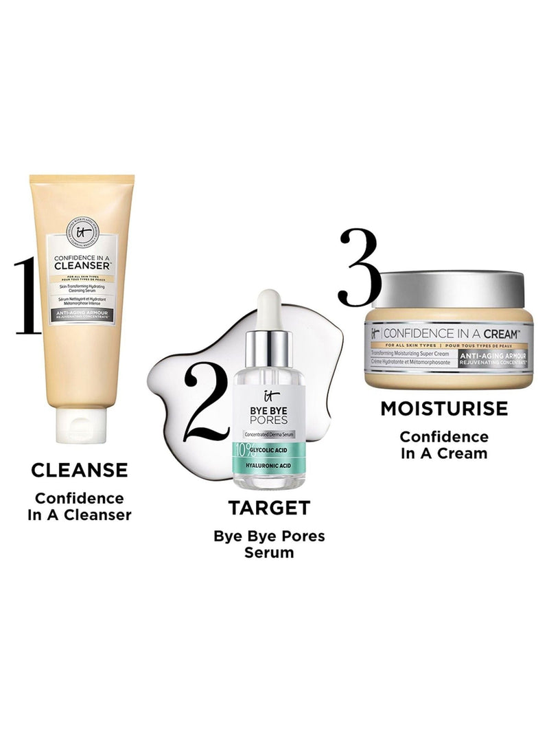 IT Cosmetics Bye Bye Pores Glycolic Acid Serum 30ml, UK version