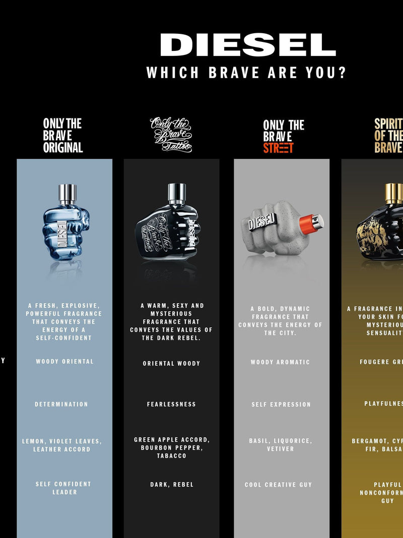 Diesel Only The Brave eau de toilette 120ml - British product