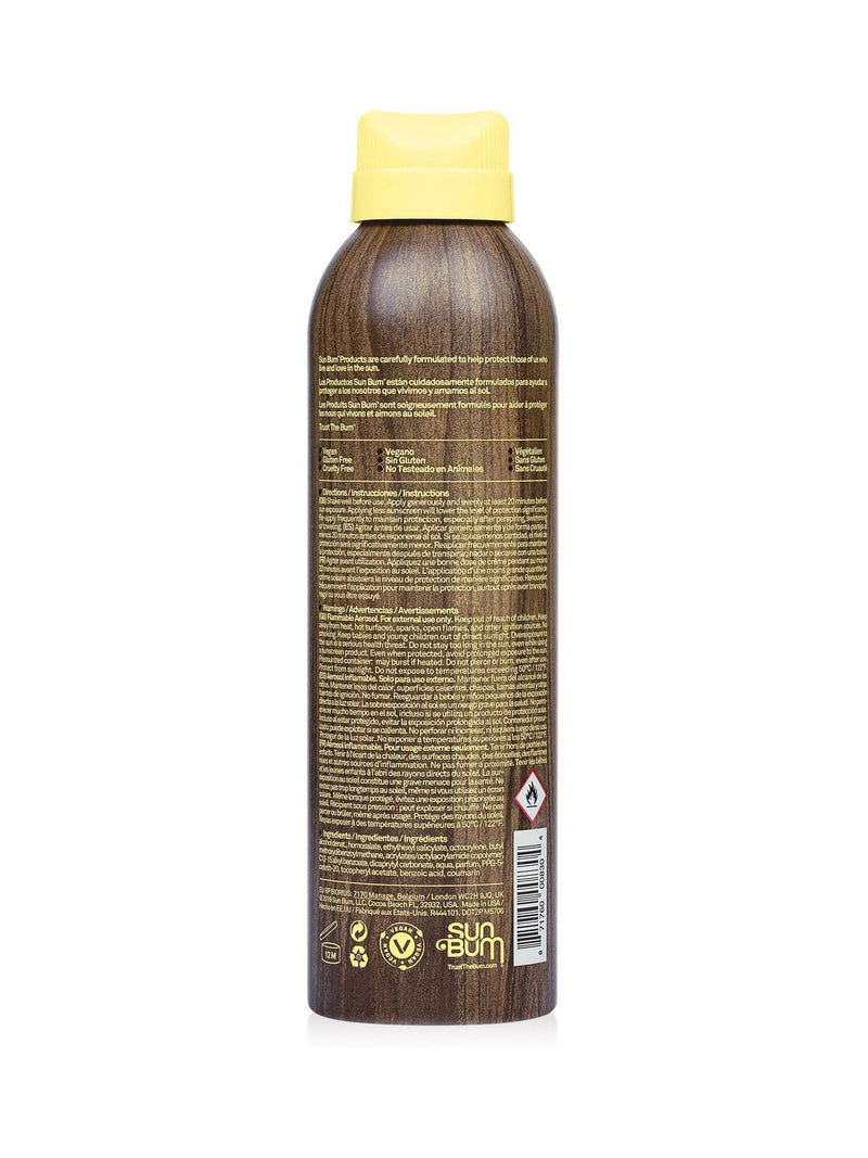 Sun Bum Original SPF 30 suncream spray 200ml (British brand)