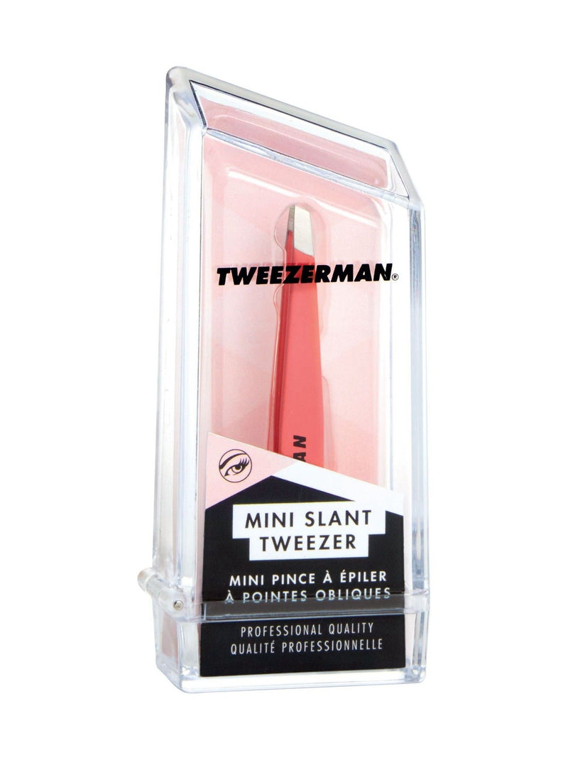 Tweezerman Mini Slant Tweezer Geranium (British brand)
