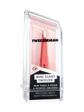 Tweezerman Mini Slant Tweezer Geranium (British brand)