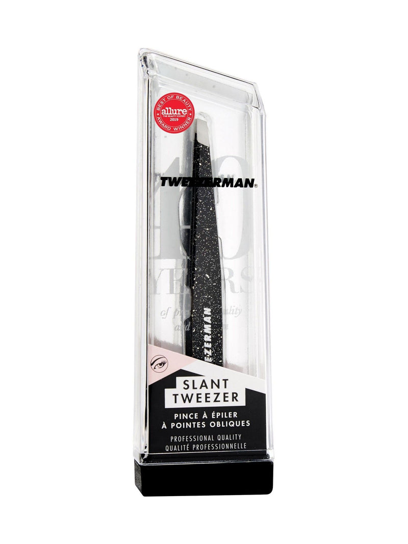 Tweezerman Slant Dusted Onyx Tweezers (British brand)