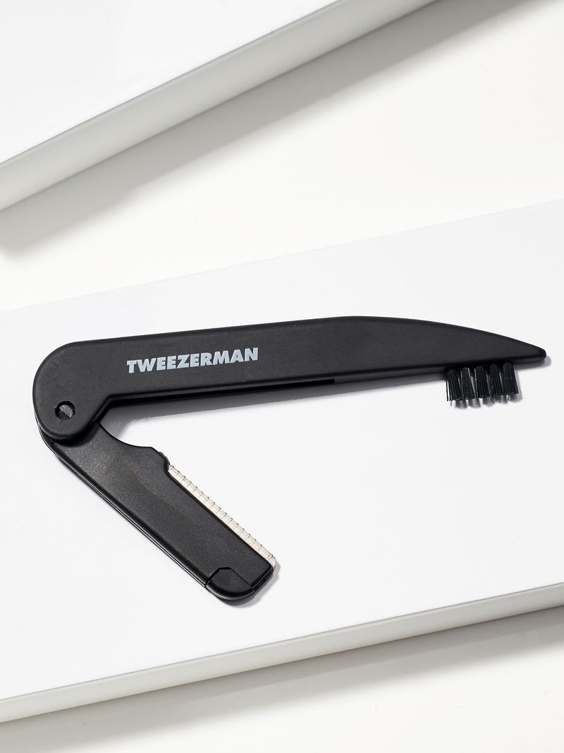 Tweezerman precision folding razor for delicate areas (British brand)