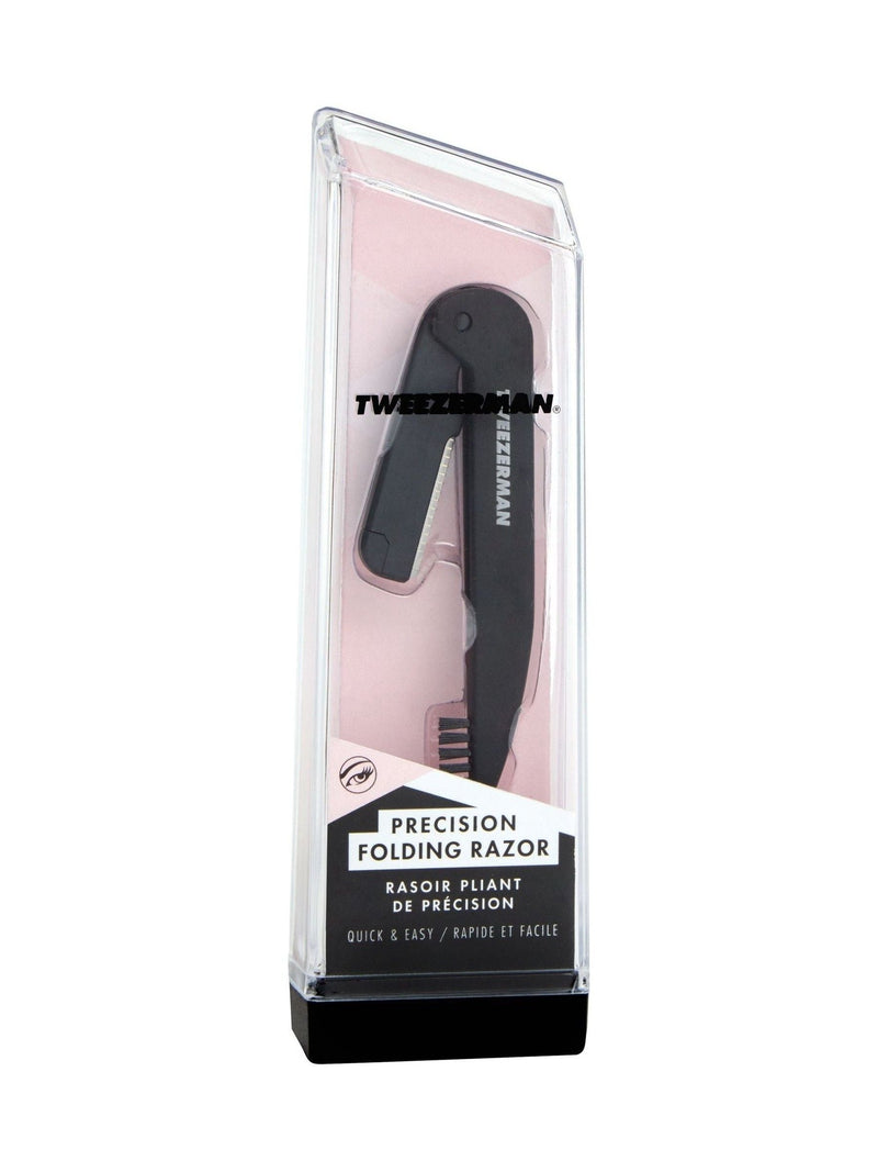 Tweezerman precision folding razor for delicate areas (British brand)