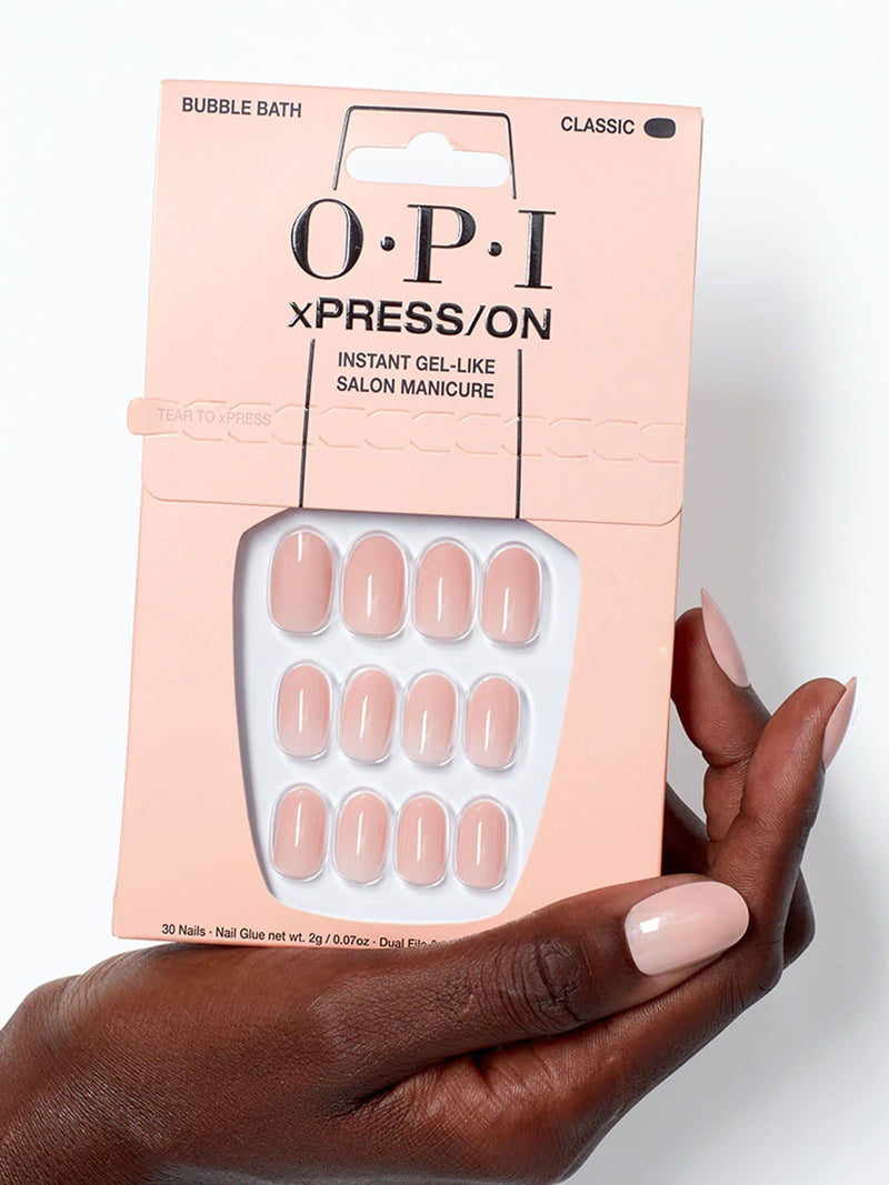 OPI Press On Nails Classic Bubble Bath, UK version