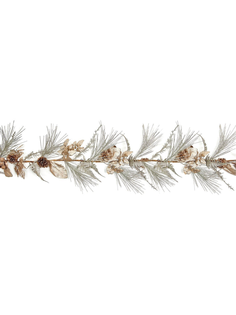 Premier Decorations platinum gold garland 1.8m, UK version