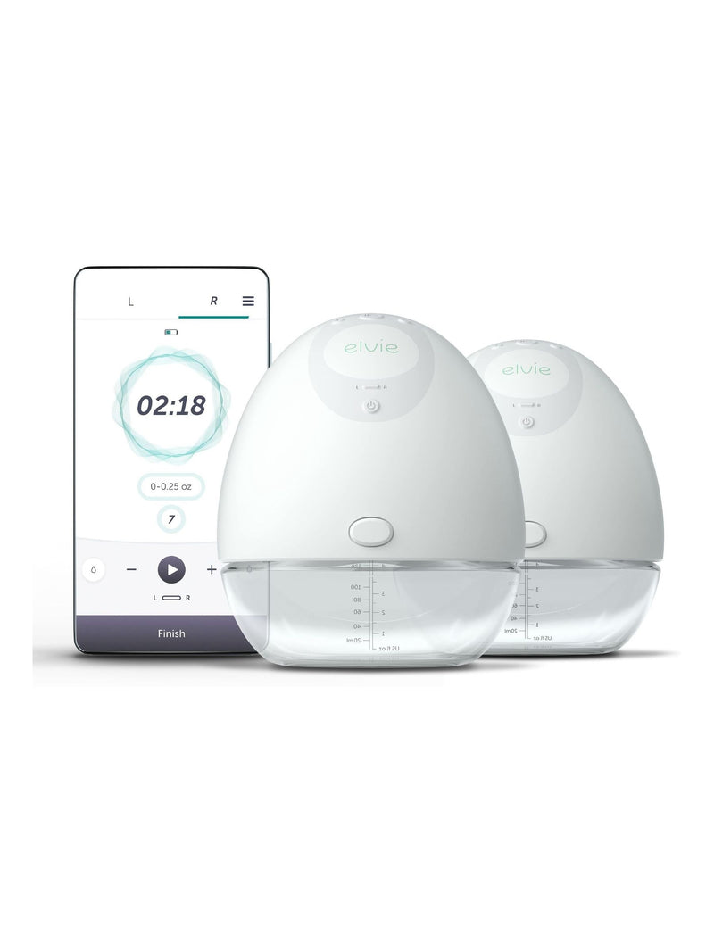 Elvie double wearable electric breast pump, imported from the UK