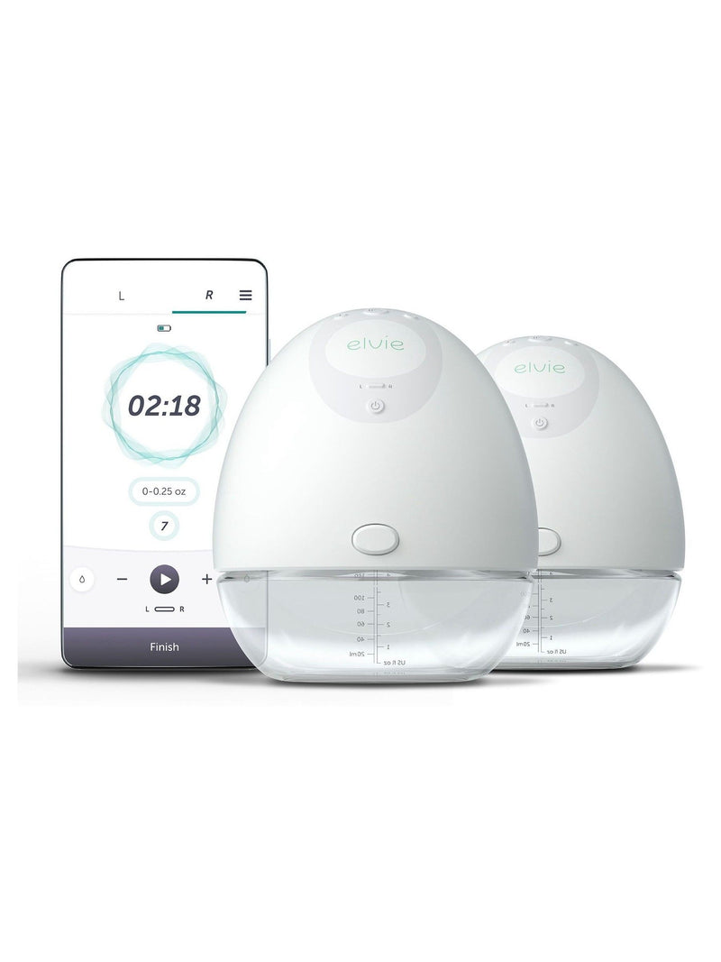Elvie double wearable electric breast pump, imported from the UK