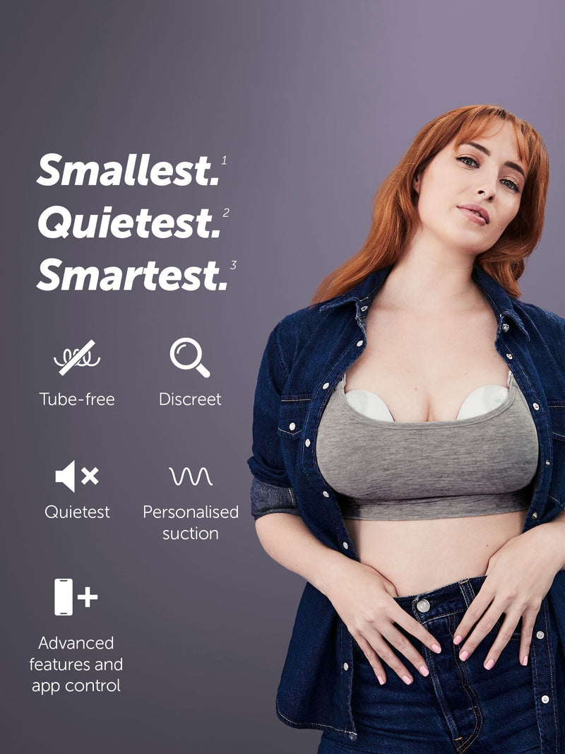 Elvie double wearable electric breast pump, imported from the UK