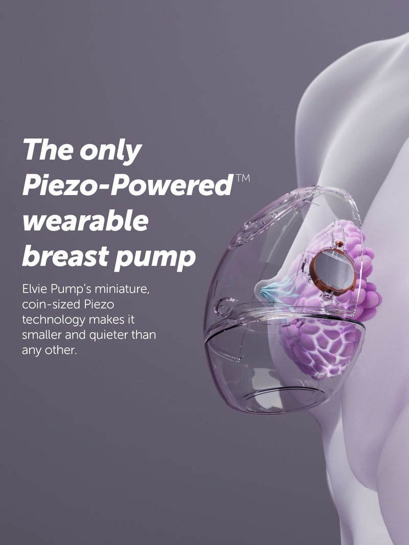Elvie double wearable electric breast pump, imported from the UK