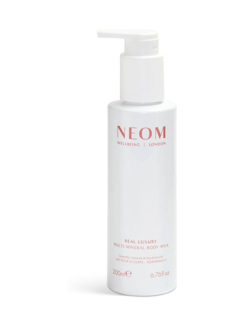 NEOM Real Luxury Multi-Mineral Body Milk 200ml, imported from the UK