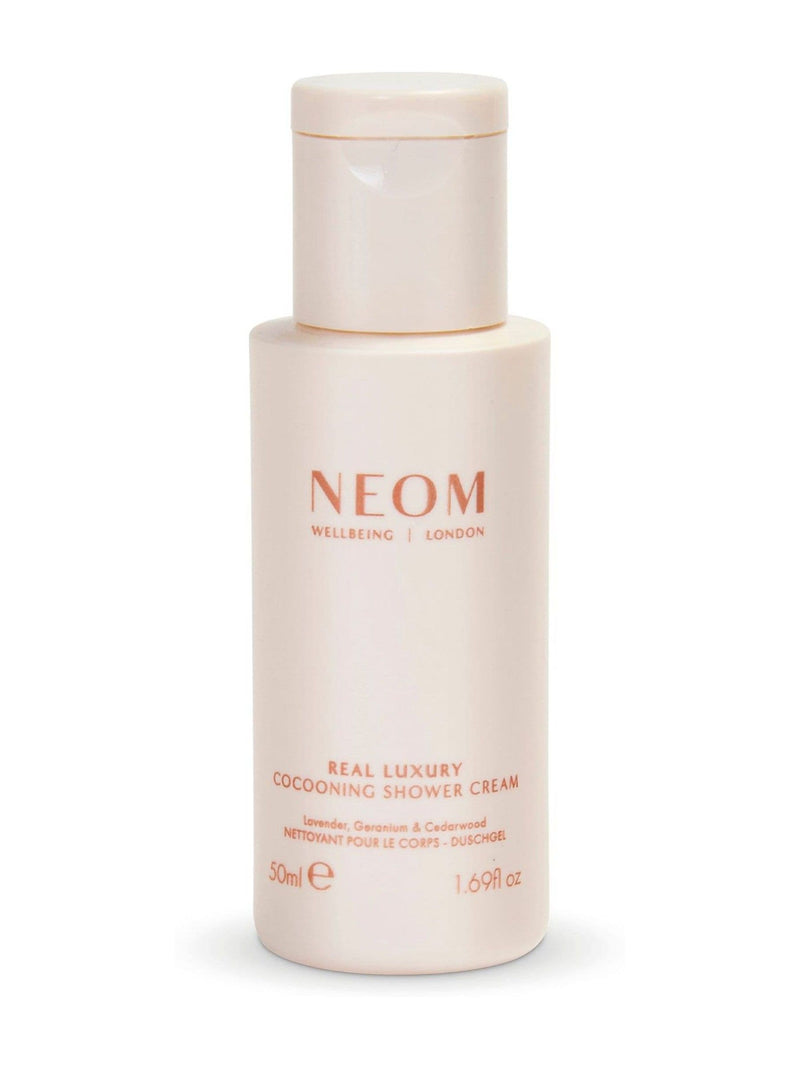 NEOM Real Luxury Cocooning Shower Cream 50ml, imported from the UK